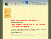 Tablet Screenshot of it.neurosim.downstate.edu